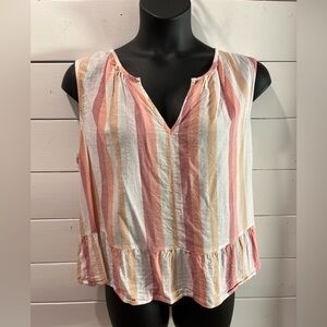 GAP – Sleeveless striped blouse – Size XXL